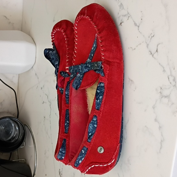 UGG RED SLIPPERS FOR WOMEN - Picture 2 of 11